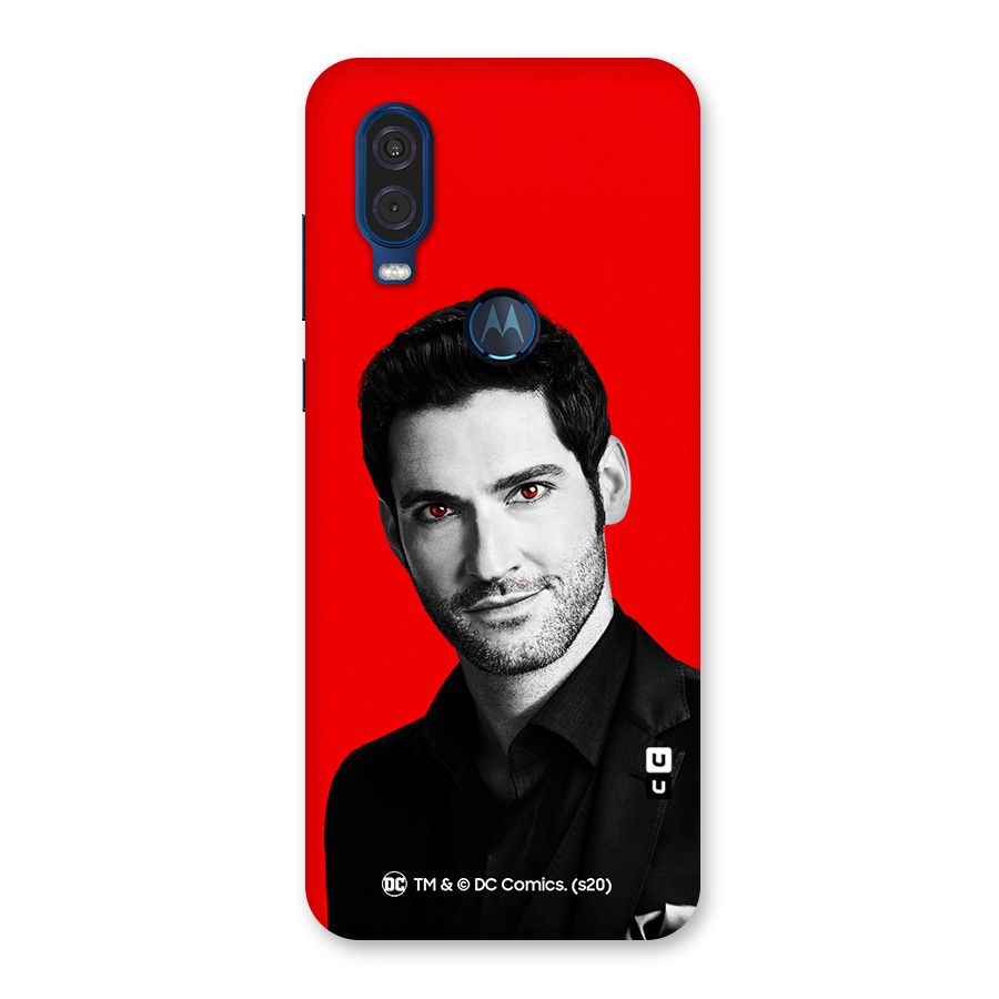 Lucifer Devil Smile Back Case for Motorola One Vision