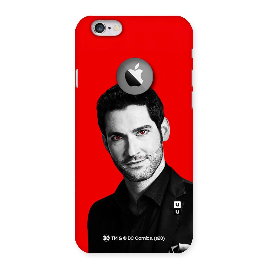 Lucifer Devil Smile Back Case for iPhone 6 Logo Cut