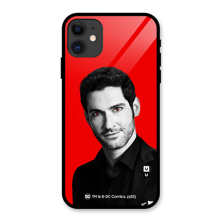 Lucifer Devil Smile Glass Back Case for iPhone 11