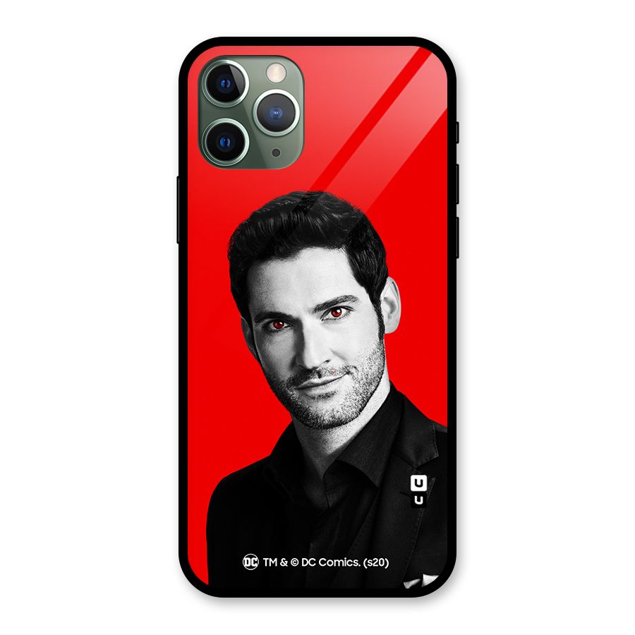 Lucifer Devil Smile Glass Back Case for iPhone 11 Pro