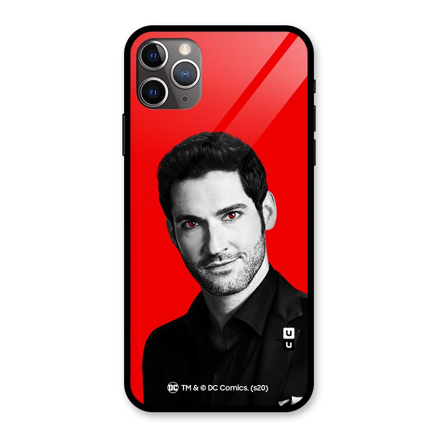 Lucifer Devil Smile Glass Back Case for iPhone 11 Pro Max