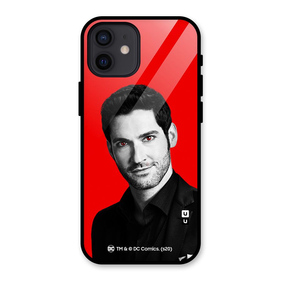 Lucifer Devil Smile Glass Back Case for iPhone 12