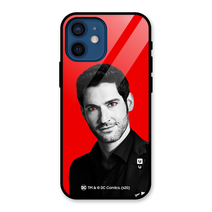 Lucifer Devil Smile Glass Back Case for iPhone 12 Mini