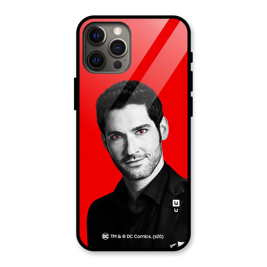Lucifer Devil Smile Glass Back Case for iPhone 12 Pro Max