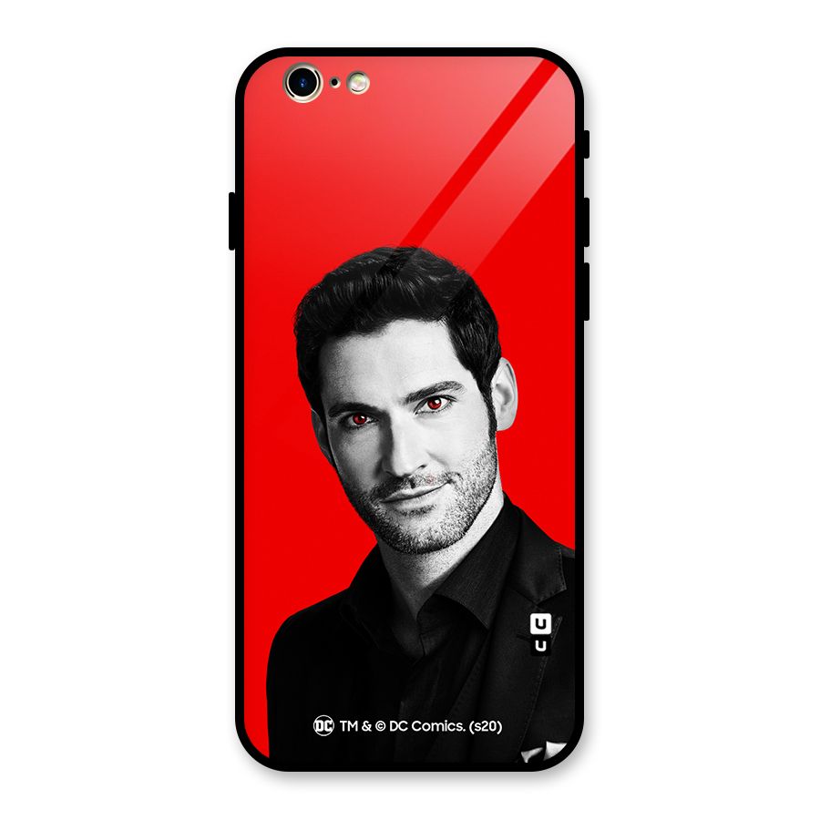 Lucifer Devil Smile Glass Back Case for iPhone 6 6S