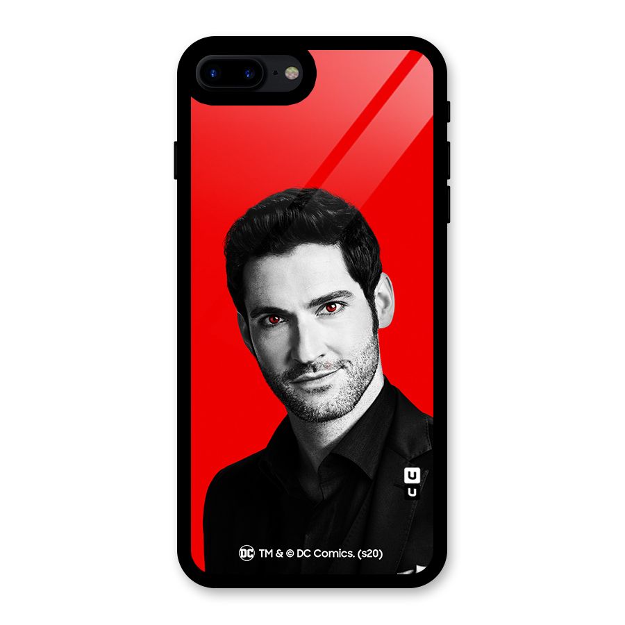 Lucifer Devil Smile Glass Back Case for iPhone 7 Plus