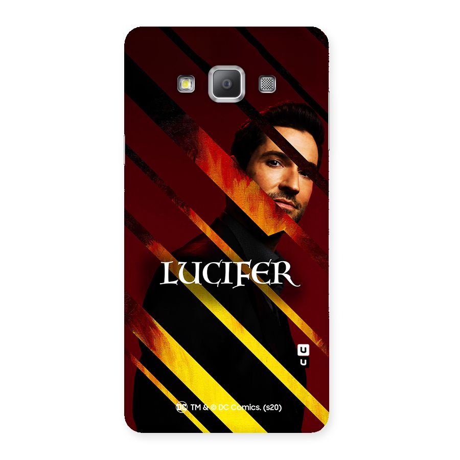 Lucifer Hell Stripes Back Case for Galaxy A7