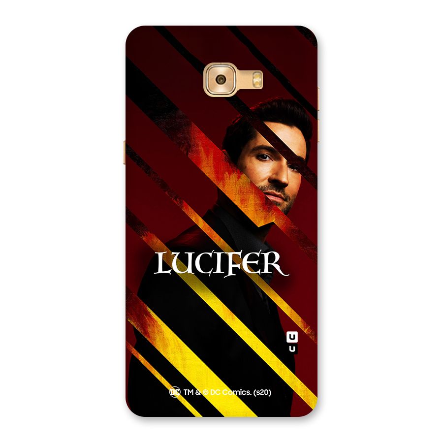 Lucifer Hell Stripes Back Case for Galaxy C9 Pro