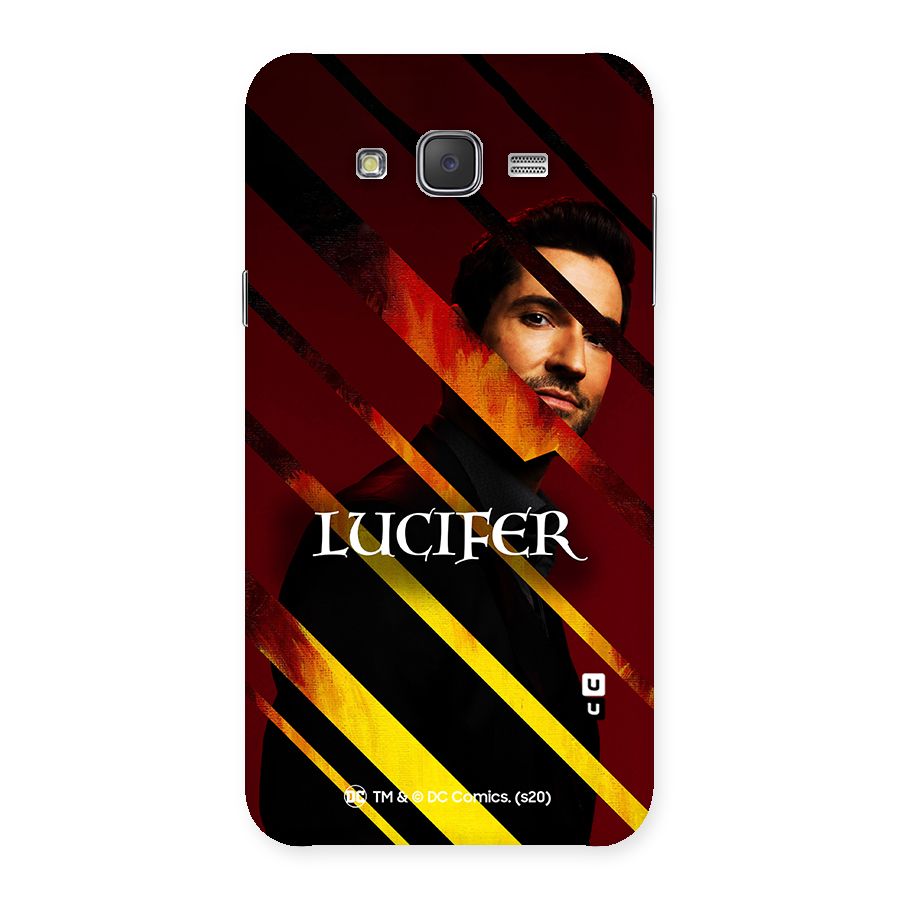 Lucifer Hell Stripes Back Case for Galaxy J7