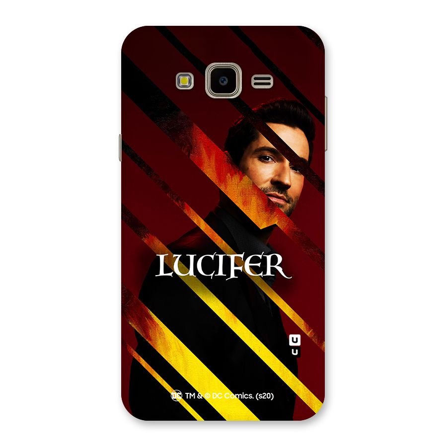 Lucifer Hell Stripes Back Case for Galaxy J7 Nxt