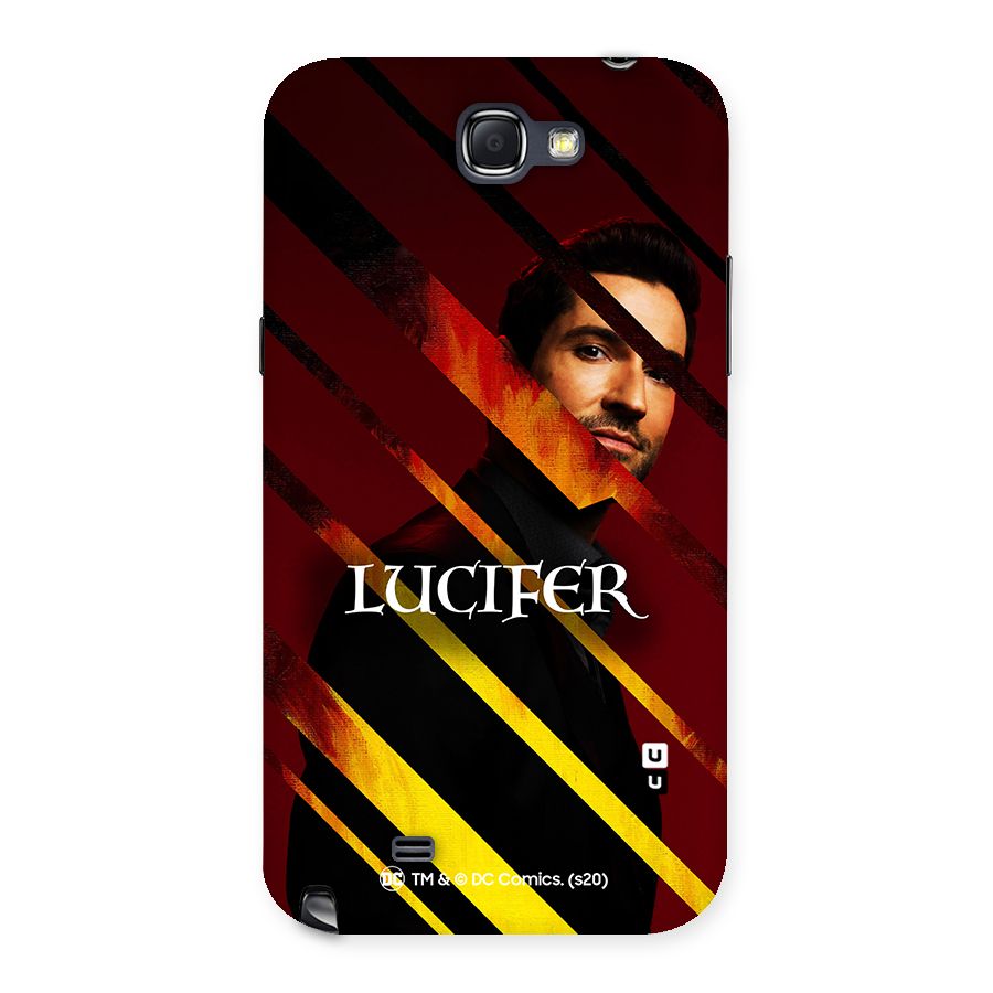 Lucifer Hell Stripes Back Case for Galaxy Note 2