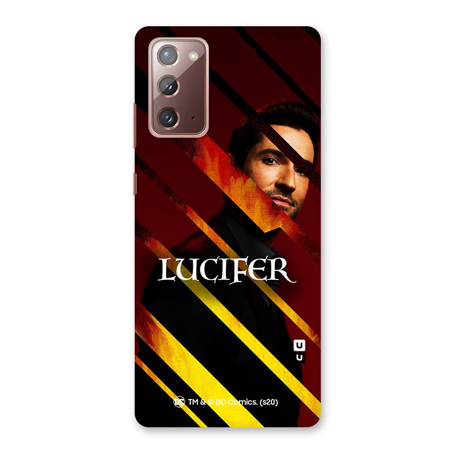 Lucifer Hell Stripes Back Case for Galaxy Note 20