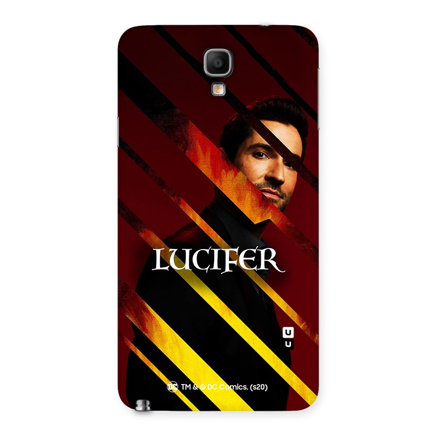 Lucifer Hell Stripes Back Case for Galaxy Note 3 Neo