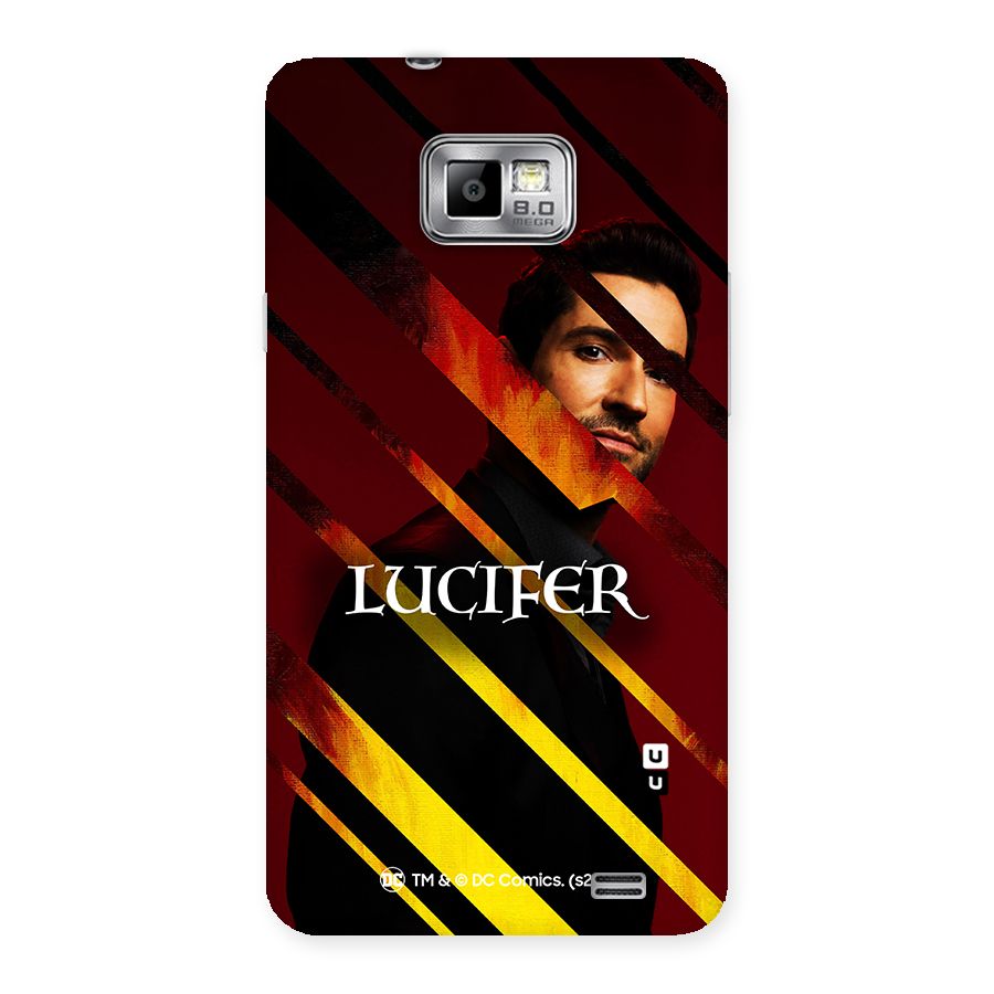 Lucifer Hell Stripes Back Case for Galaxy S2