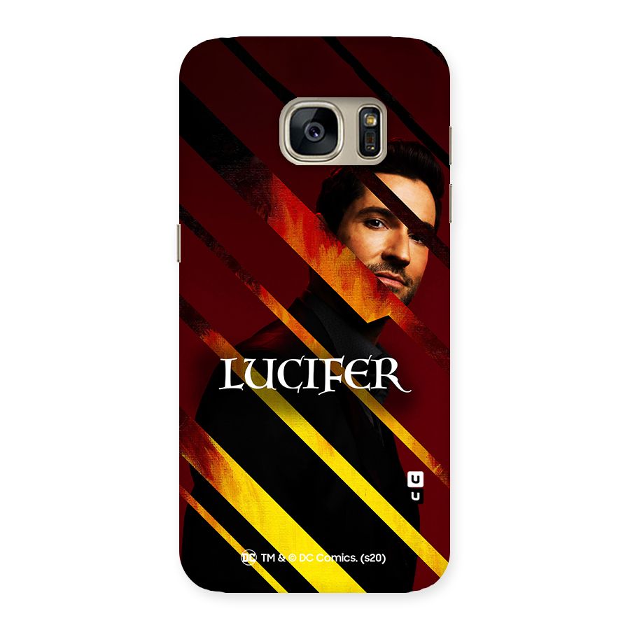 Lucifer Hell Stripes Back Case for Galaxy S7