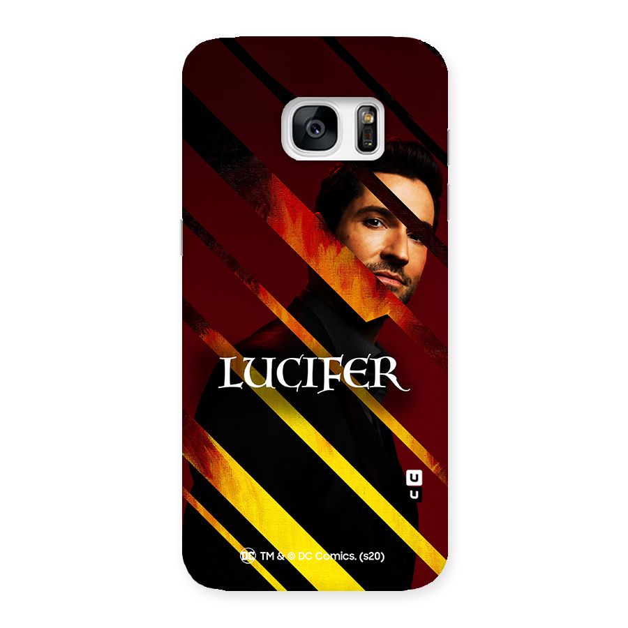 Lucifer Hell Stripes Back Case for Galaxy S7 Edge