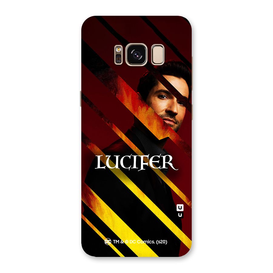 Lucifer Hell Stripes Back Case for Galaxy S8