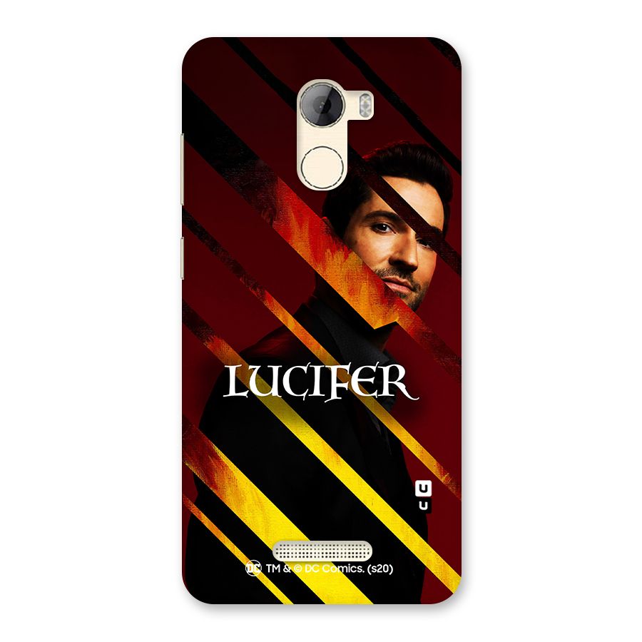 Lucifer Hell Stripes Back Case for Gionee A1 LIte