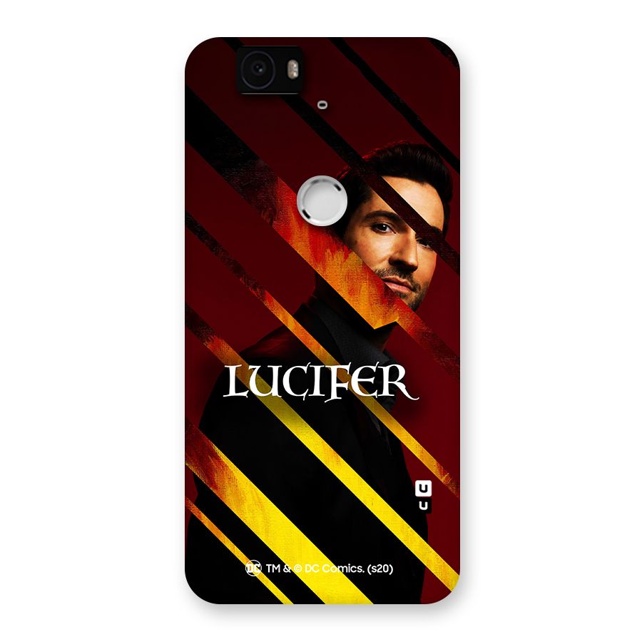 Lucifer Hell Stripes Back Case for Google Nexus-6P