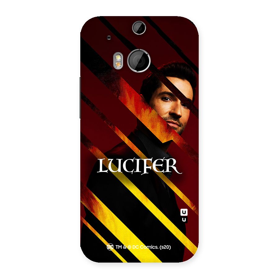 Lucifer Hell Stripes Back Case for HTC One M8