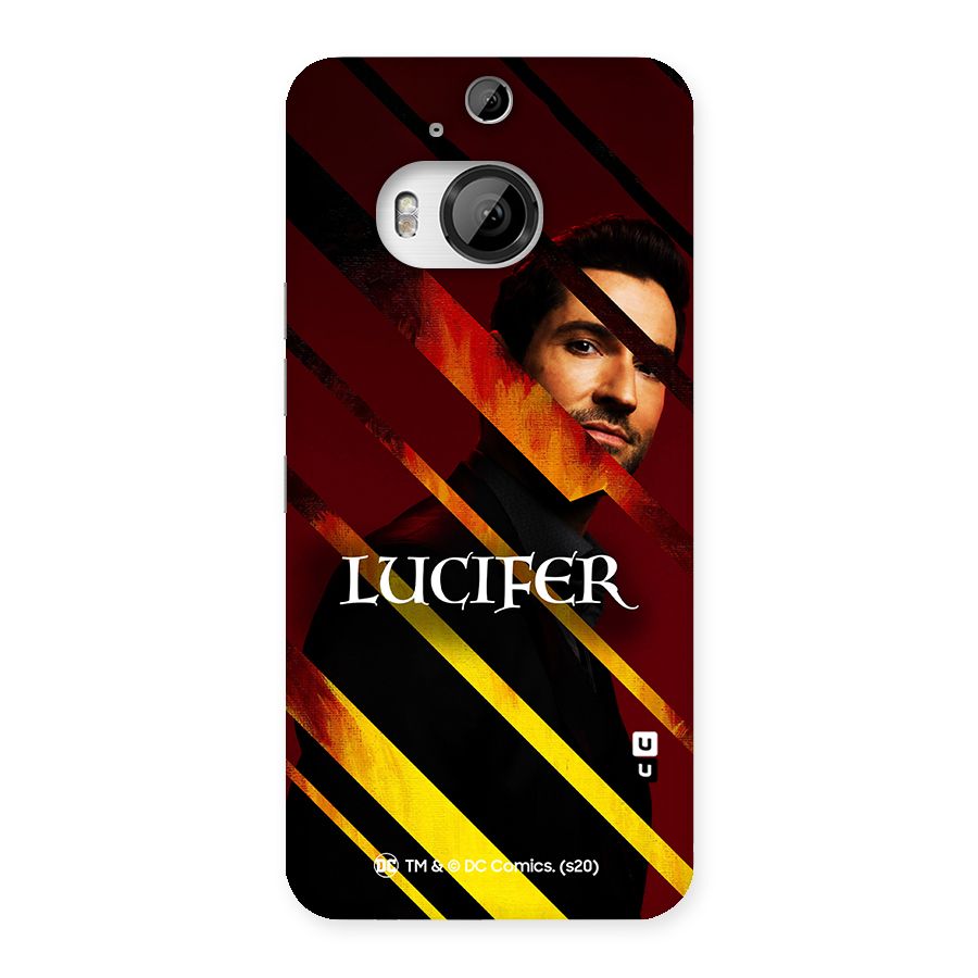 Lucifer Hell Stripes Back Case for HTC One M9 Plus