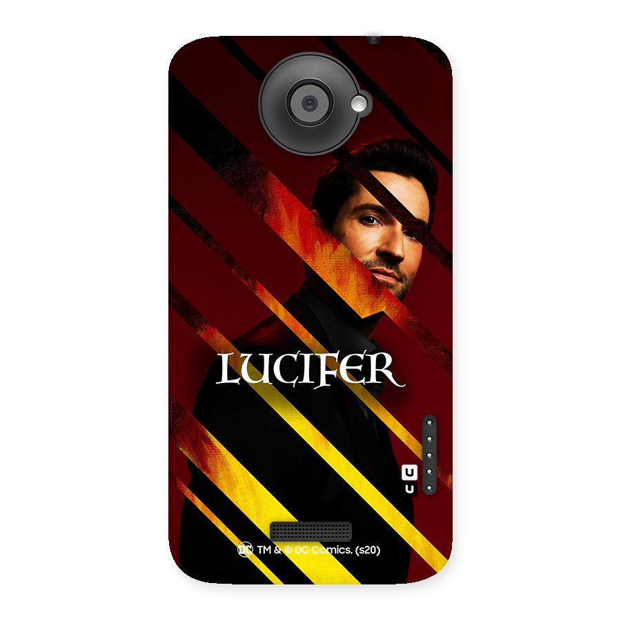 Lucifer Hell Stripes Back Case for HTC One X