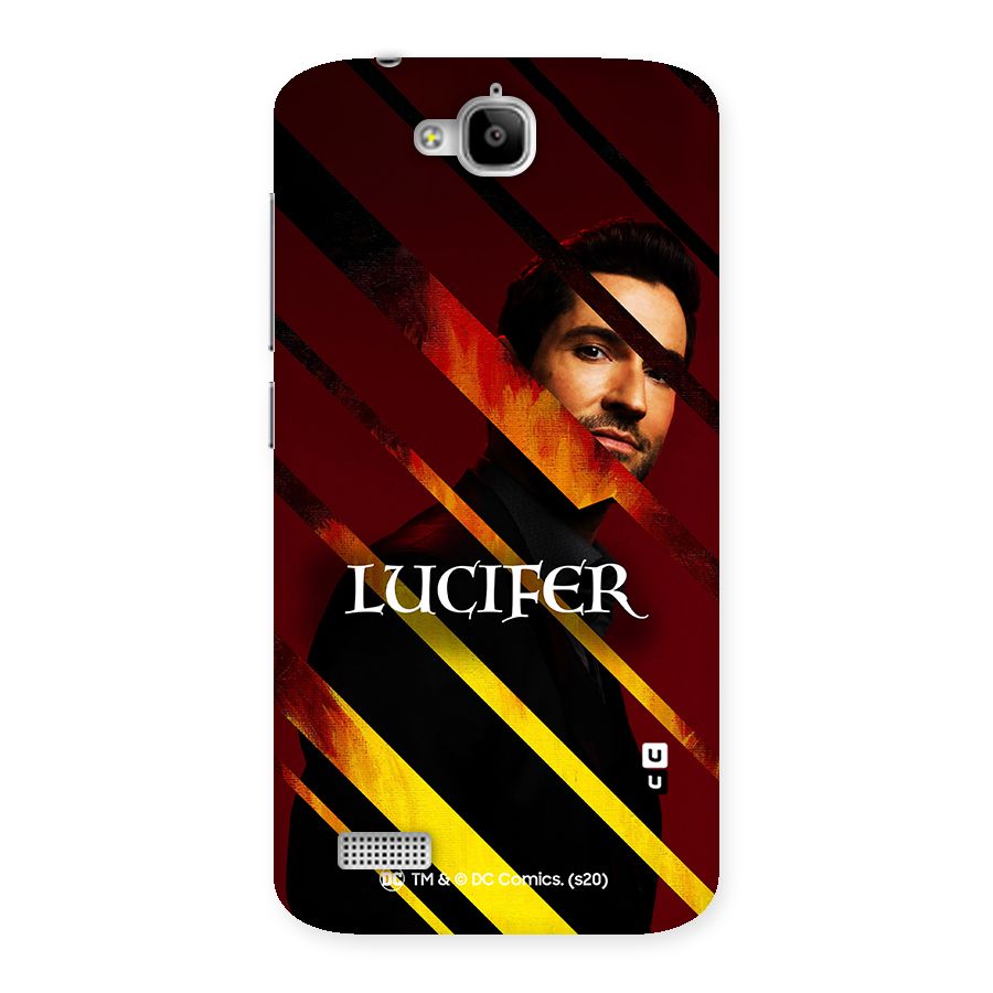 Lucifer Hell Stripes Back Case for Honor Holly