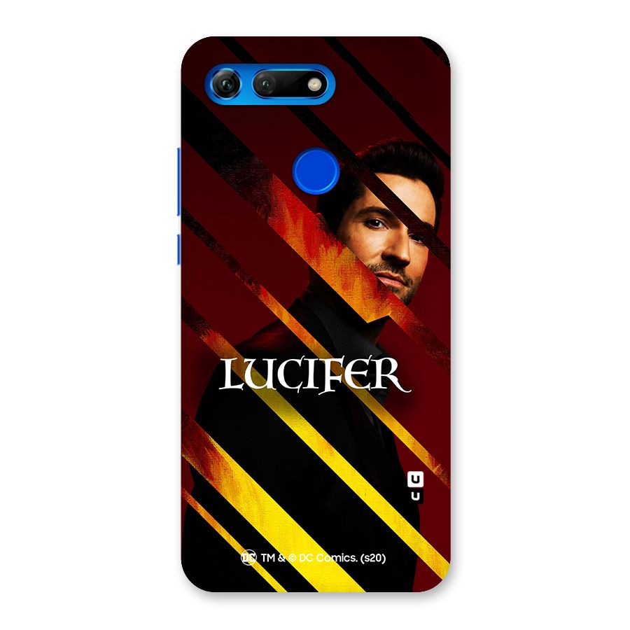 Lucifer Hell Stripes Back Case for Honor View 20