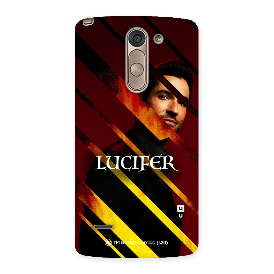 Lucifer Hell Stripes Back Case for LG G3 Stylus