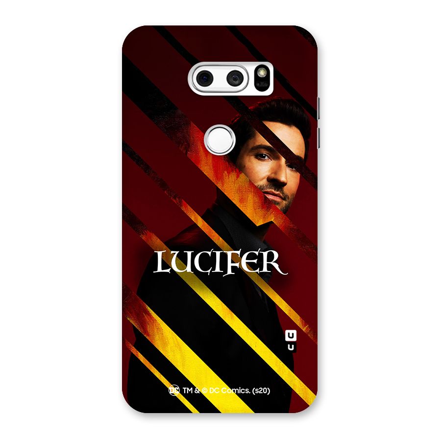 Lucifer Hell Stripes Back Case for LG V30