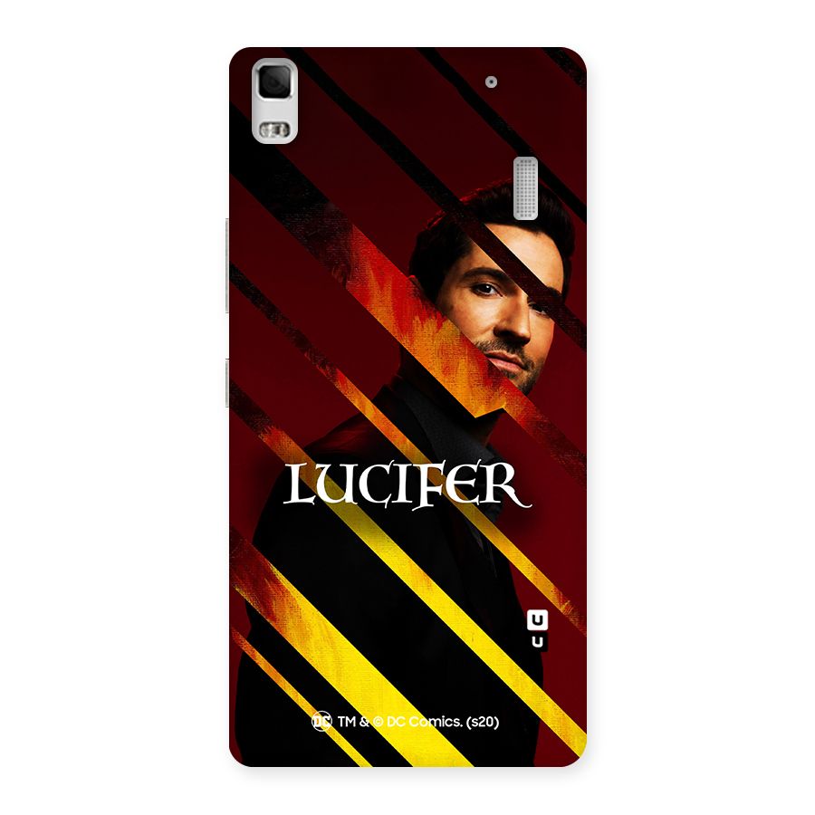 Lucifer Hell Stripes Back Case for Lenovo A7000