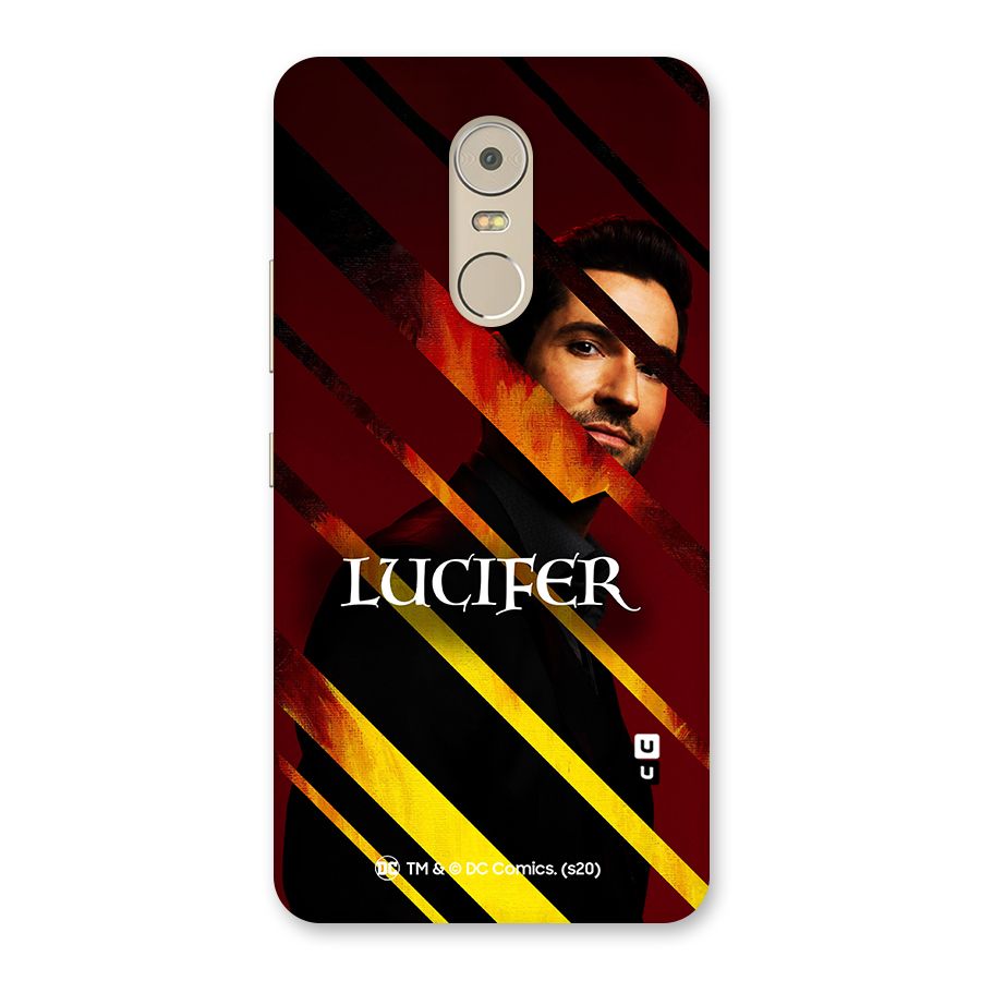 Lucifer Hell Stripes Back Case for Lenovo K6 Note