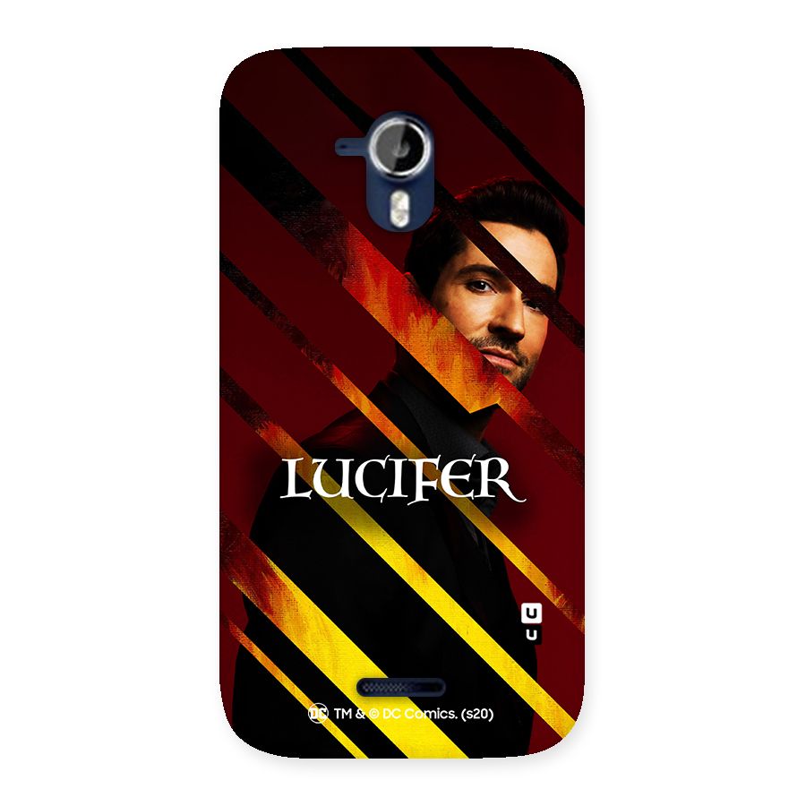 Lucifer Hell Stripes Back Case for Micromax Canvas Magnus A117