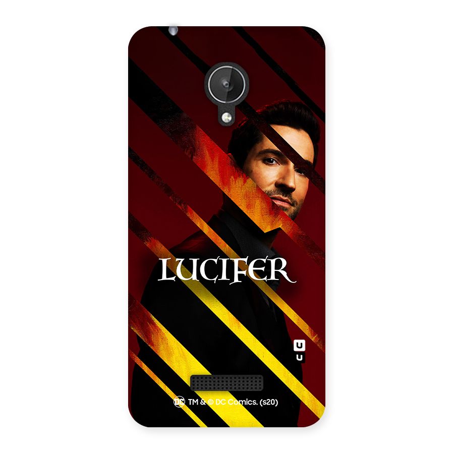 Lucifer Hell Stripes Back Case for Micromax Canvas Spark Q380