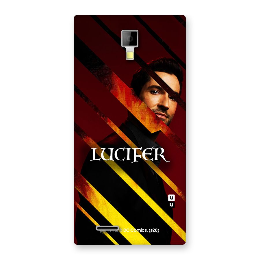Lucifer Hell Stripes Back Case for Micromax Canvas Xpress A99