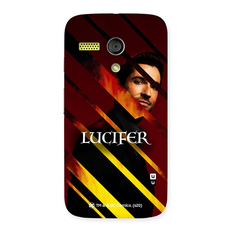 Lucifer Hell Stripes Back Case for Moto G