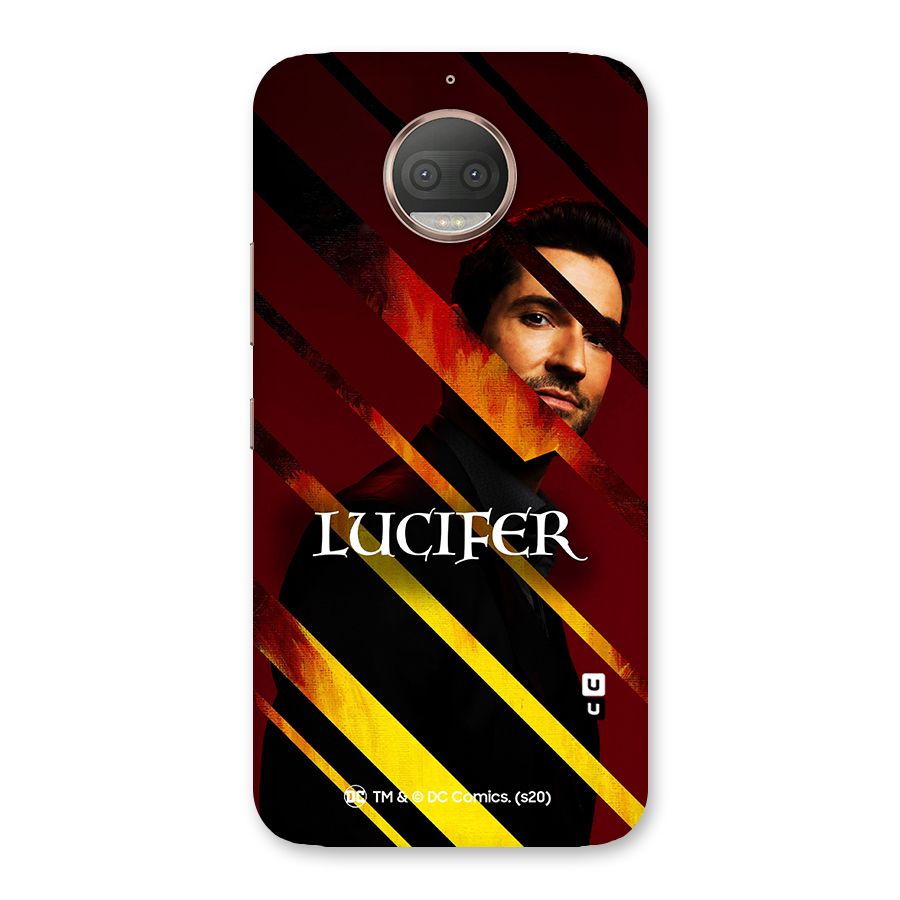 Lucifer Hell Stripes Back Case for Moto G5s Plus