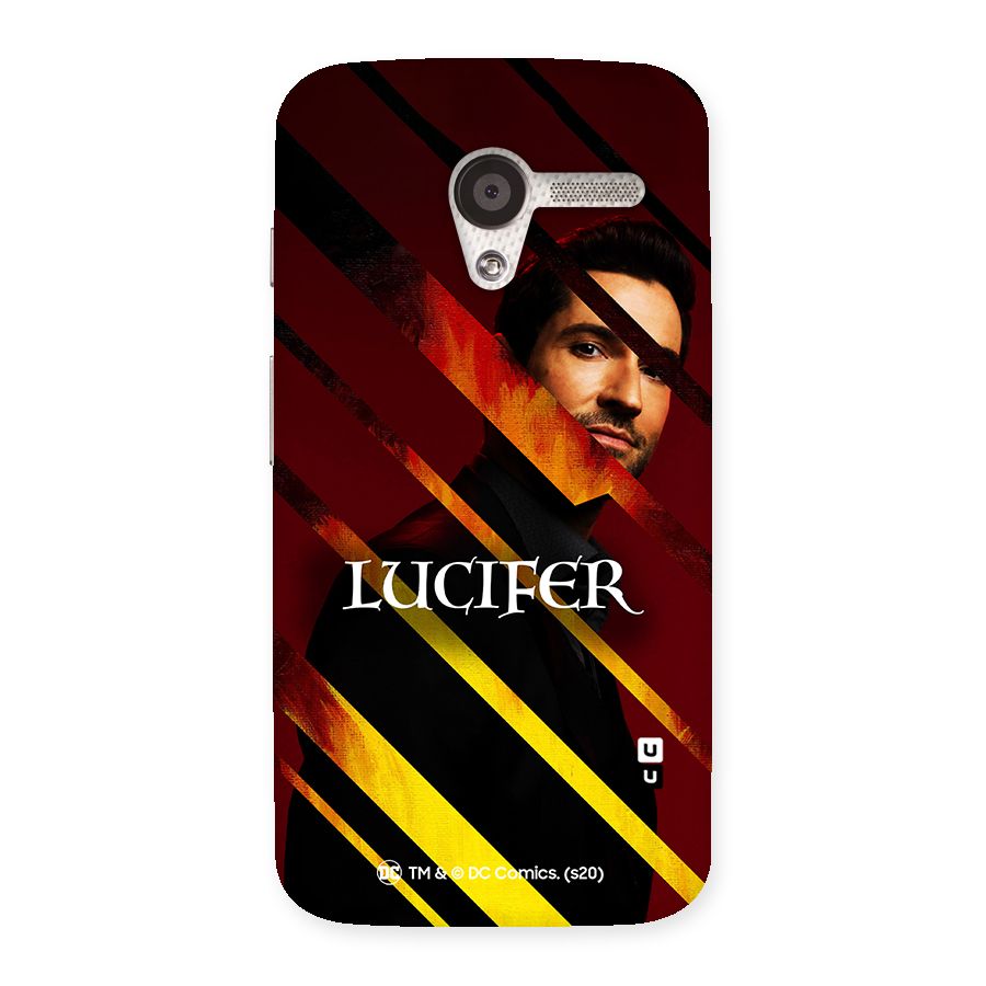 Lucifer Hell Stripes Back Case for Moto X