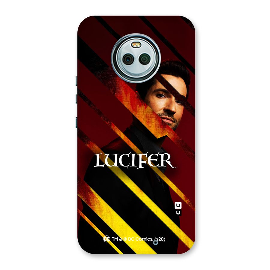 Lucifer Hell Stripes Back Case for Moto X4