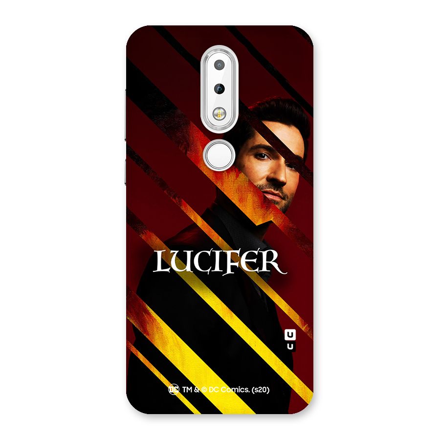 Lucifer Hell Stripes Back Case for Nokia 6.1 Plus