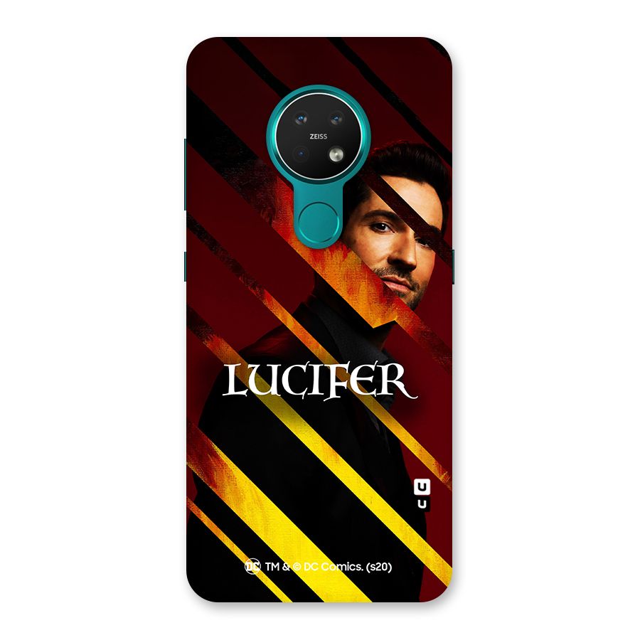 Lucifer Hell Stripes Back Case for Nokia 7.2