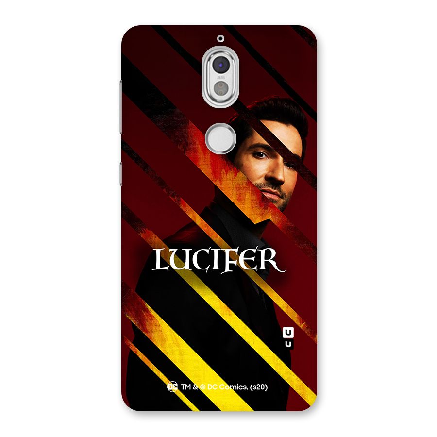 Lucifer Hell Stripes Back Case for Nokia 7