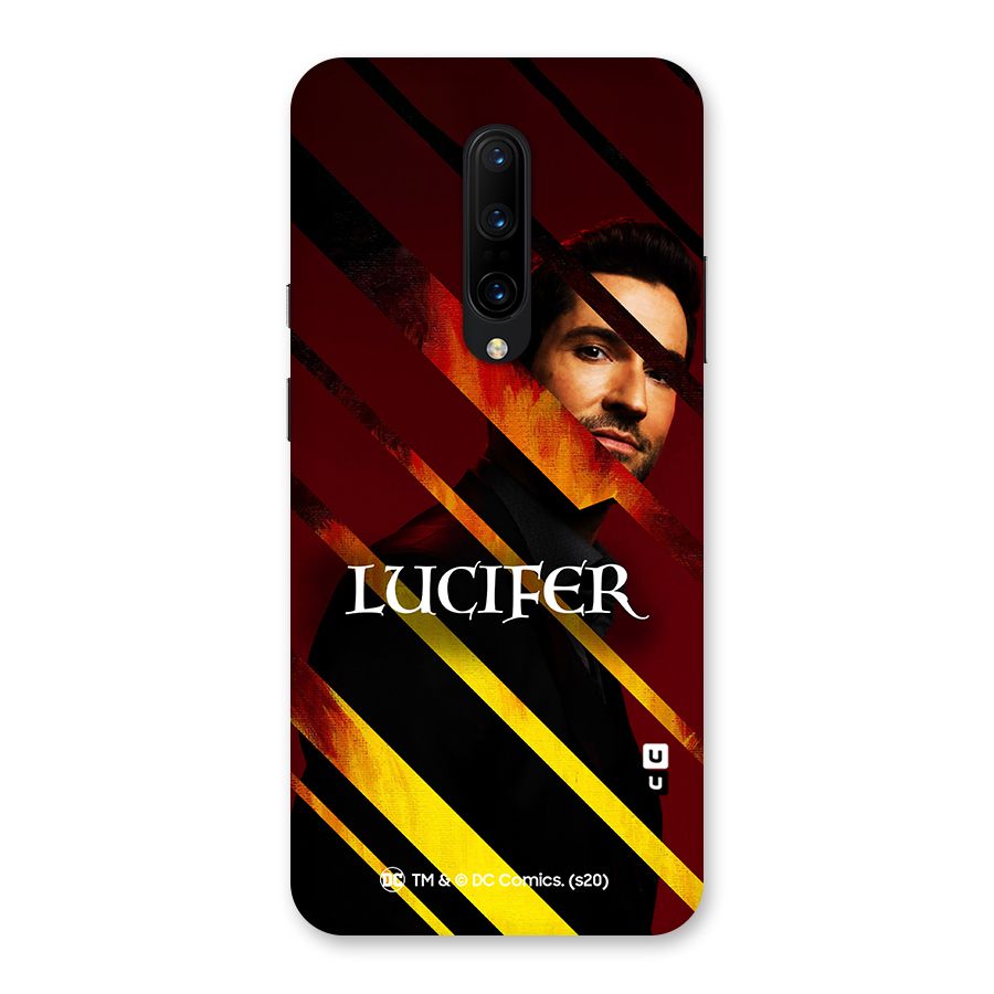 Lucifer Hell Stripes Back Case for OnePlus 7 Pro