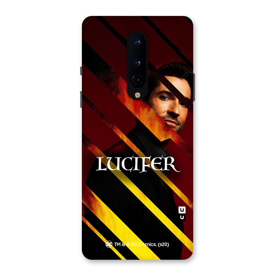 Lucifer Hell Stripes Back Case for OnePlus 8