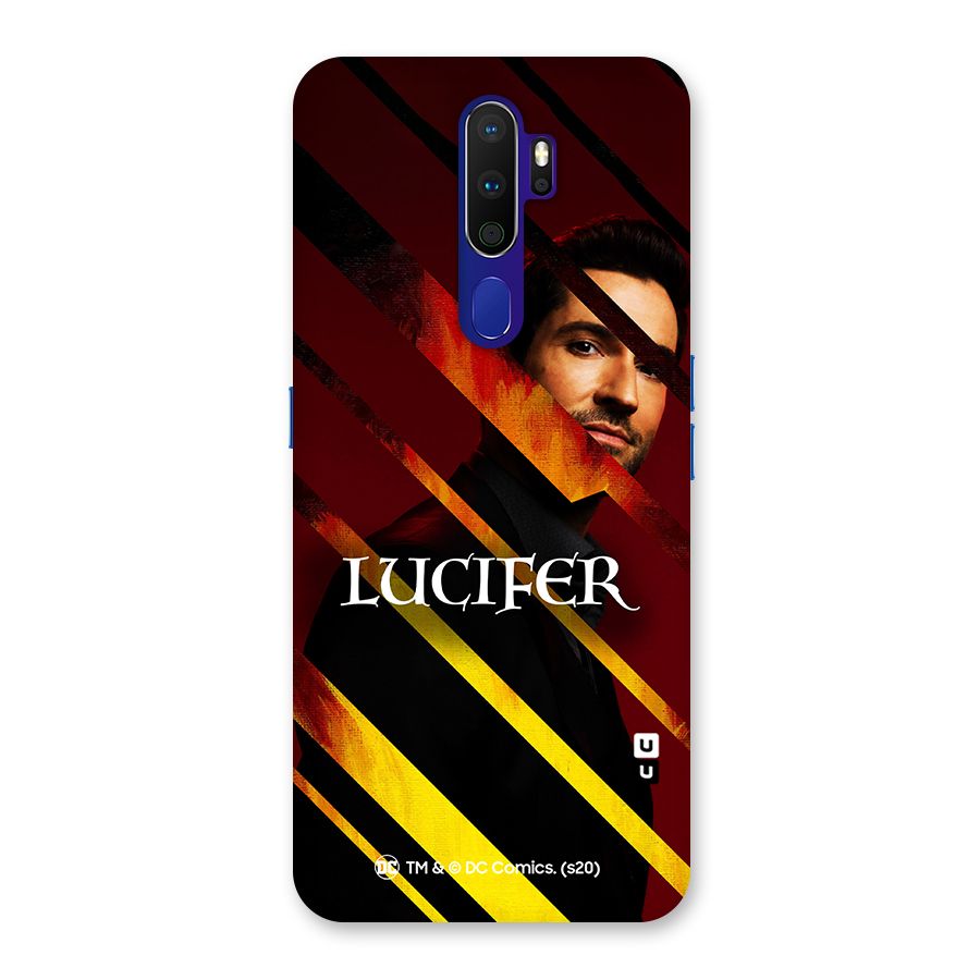 Lucifer Hell Stripes Back Case for Oppo A9 (2020)