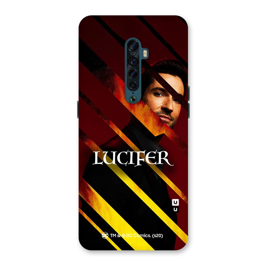 Lucifer Hell Stripes Back Case for Oppo Reno2