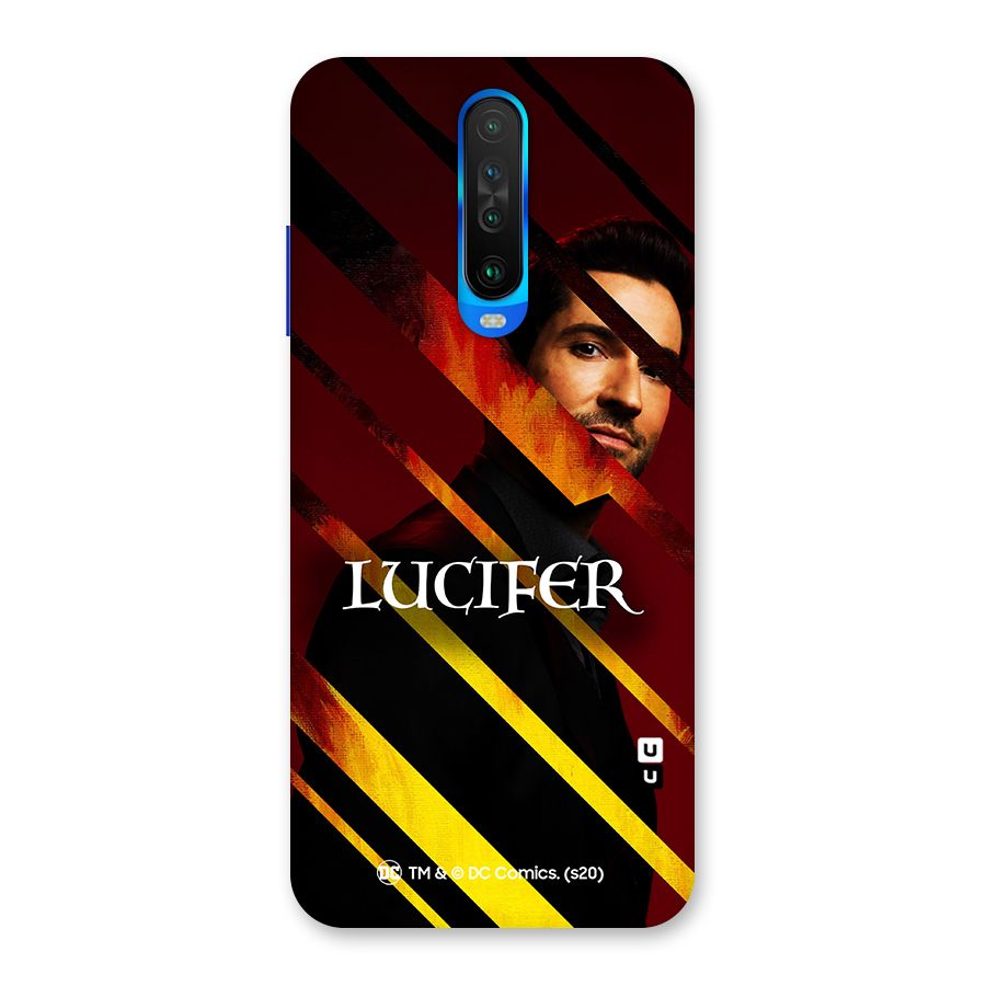 Lucifer Hell Stripes Back Case for Poco X2
