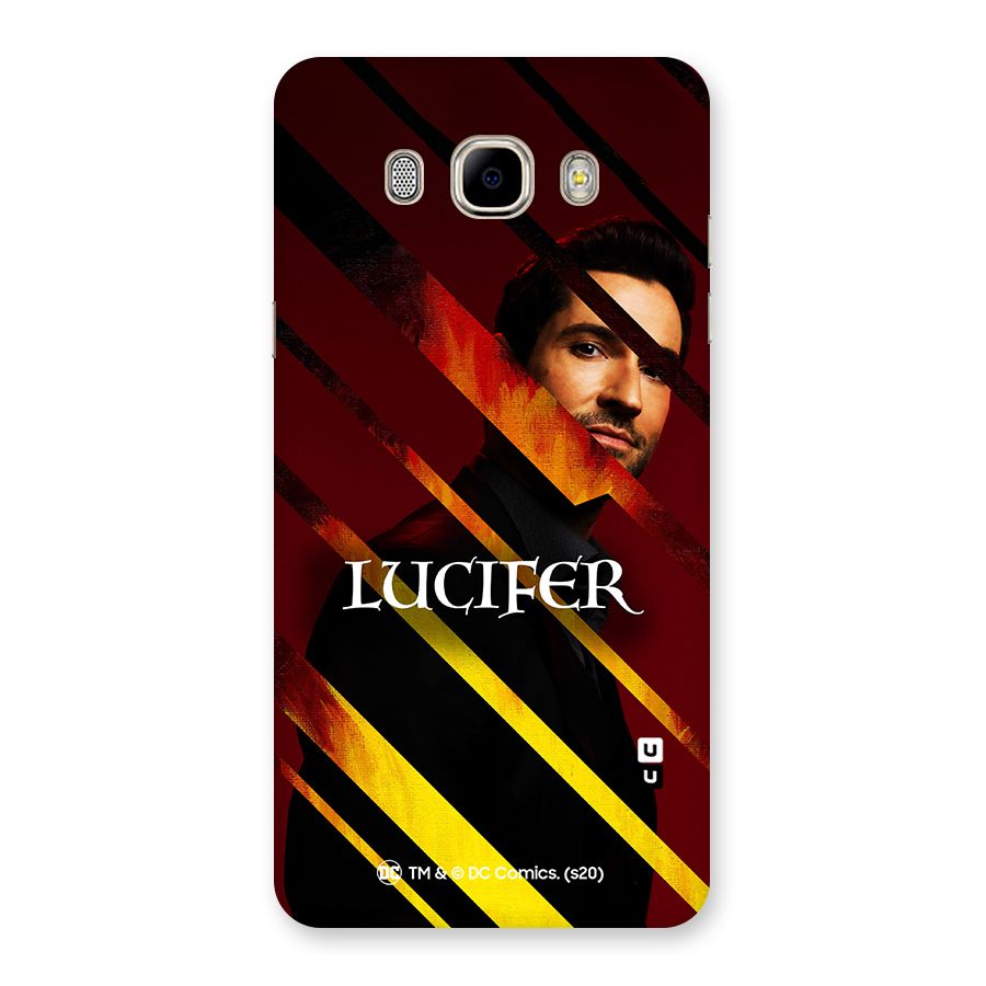 Lucifer Hell Stripes Back Case for Samsung Galaxy J7 2016