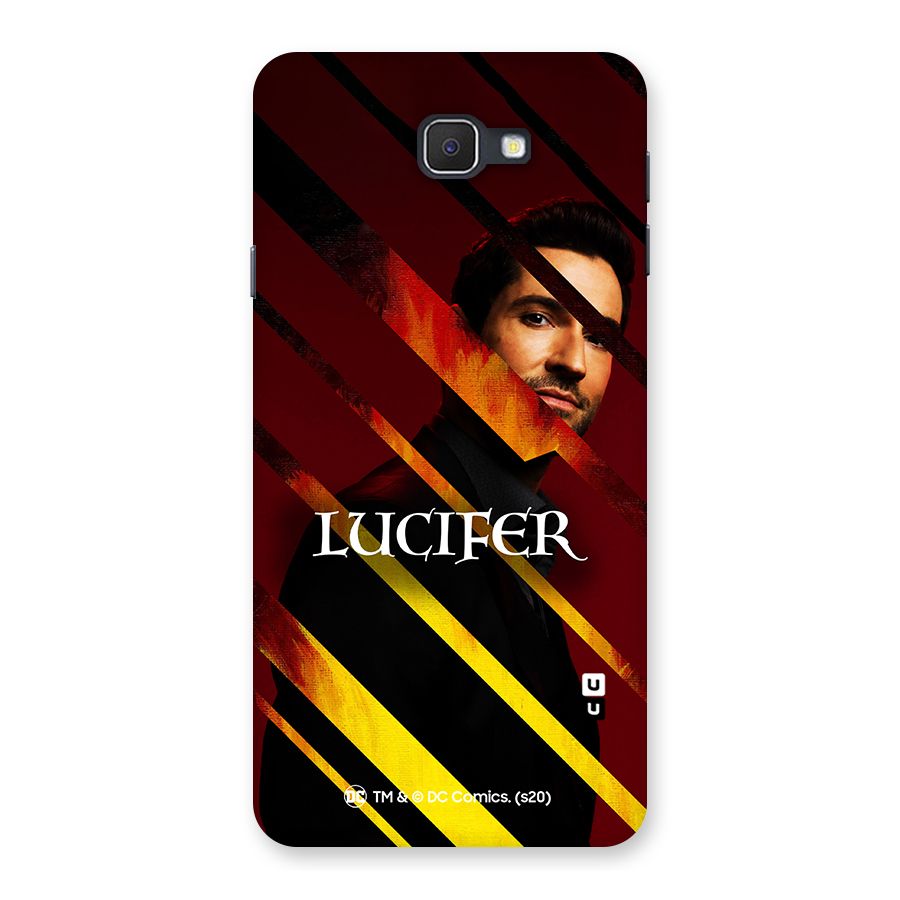 Lucifer Hell Stripes Back Case for Samsung Galaxy J7 Prime
