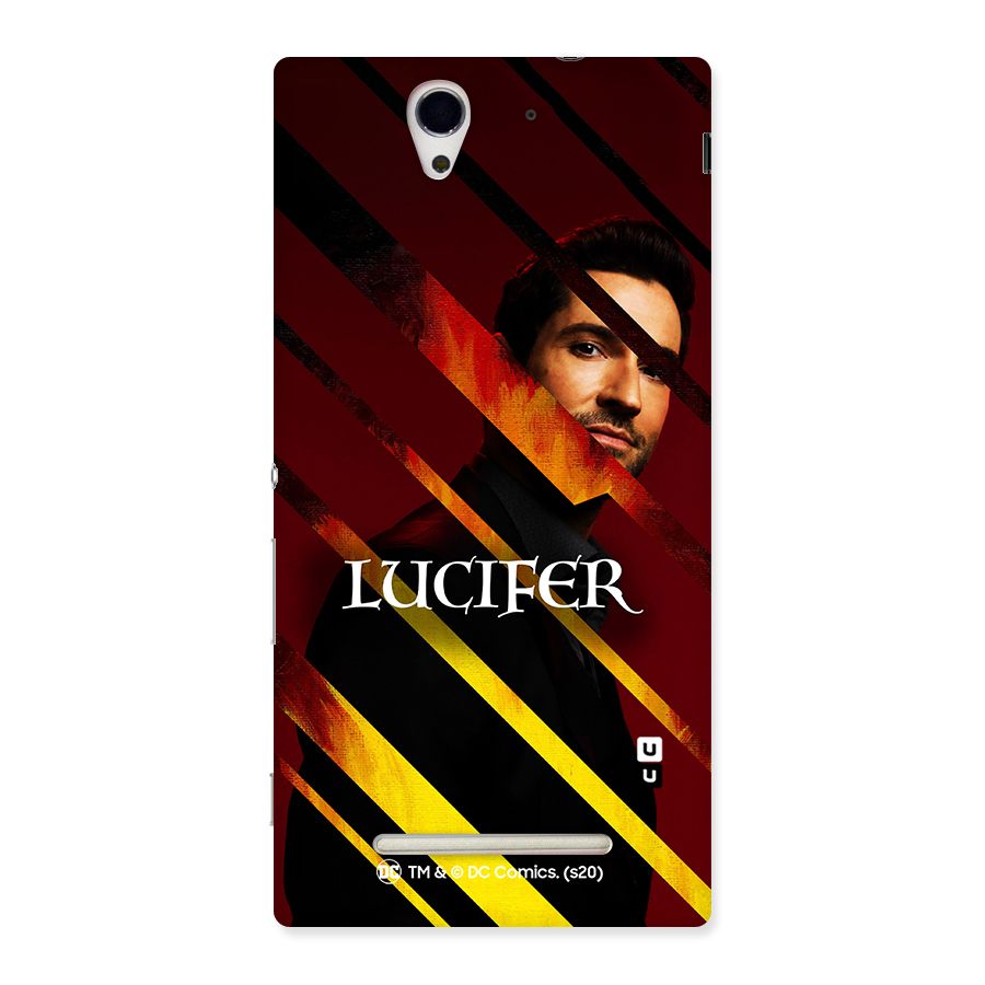 Lucifer Hell Stripes Back Case for Sony Xperia C3
